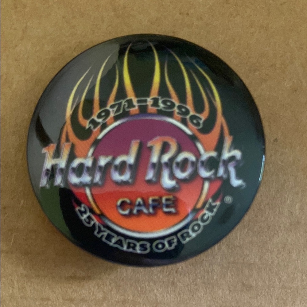 Hard Rock Cafe 25th Anniversary Flame Pin